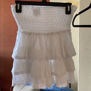 never worn MISA smocked way 3 tier flounce Skort